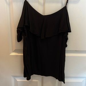 Old Navy - black cold shoulder tank